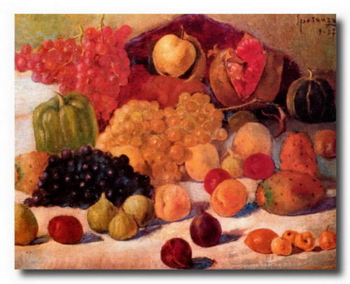 014 - F. Speranza - Natura morta con frutta - 1928